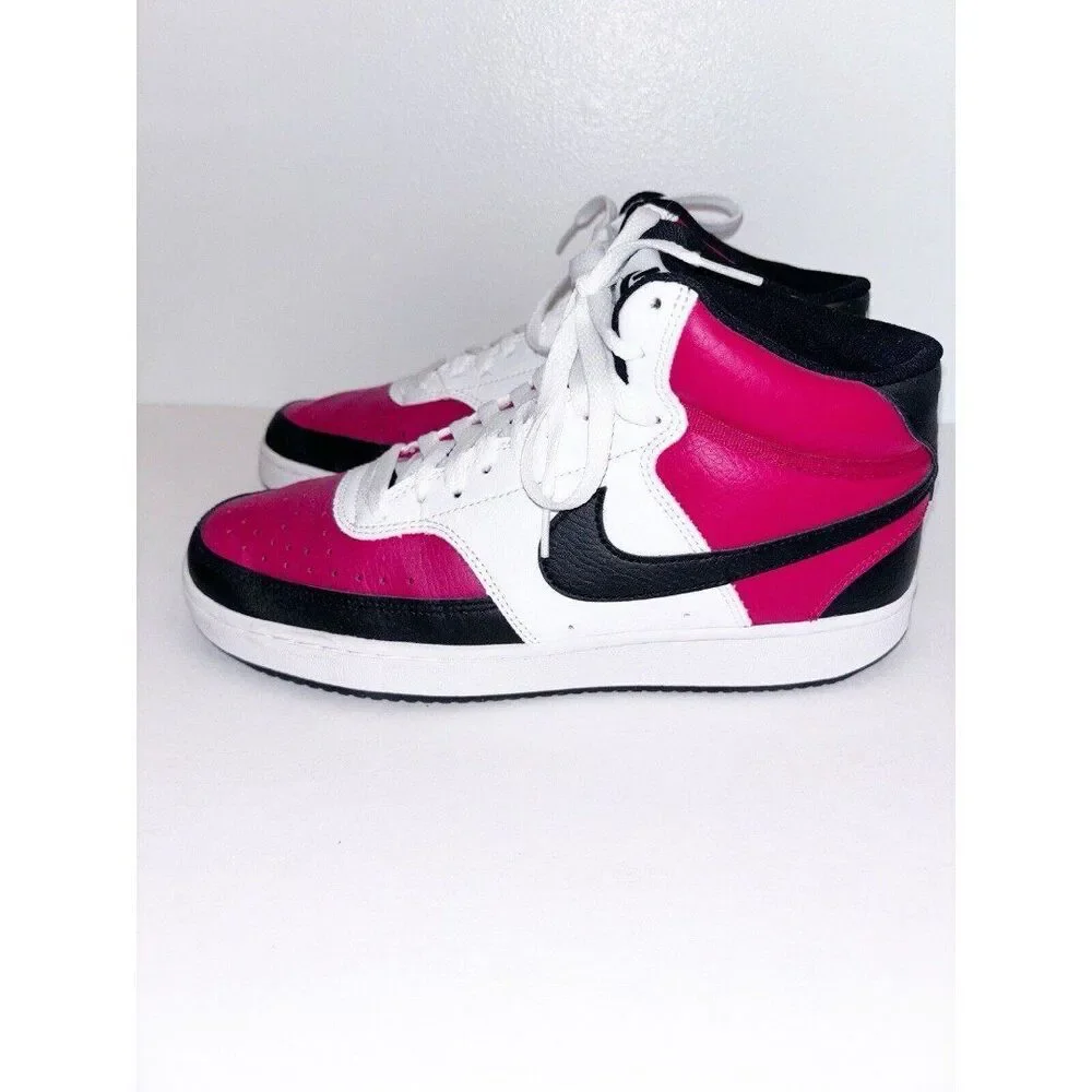 Men’s Nike Court Vision Mid Satin Red Size 8